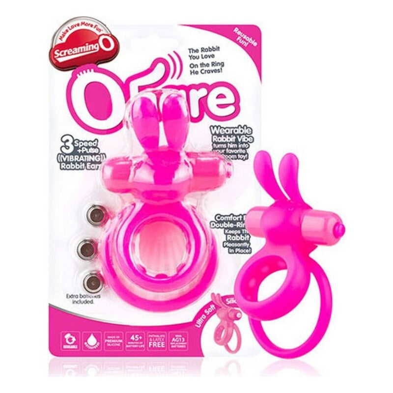 Pink Ohare Rabbit Jelly Penisring | Das schreiende O