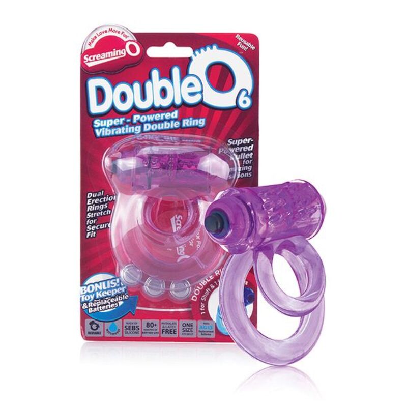 DoubleO Penisring 6 Violett | Superzahn