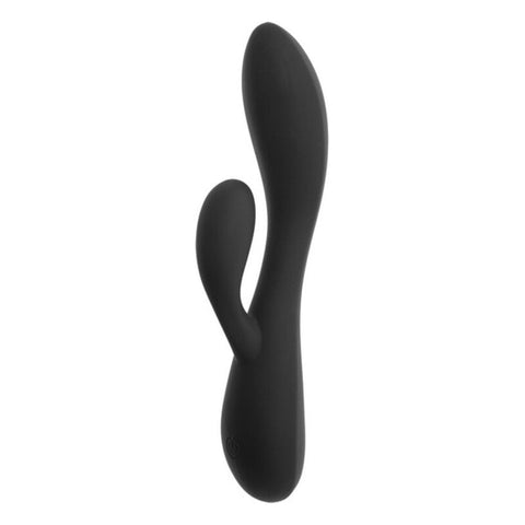 Vibration de Stimulation Double Noir (11,8 cm) - Vibromasseur de la marque S Pleasures