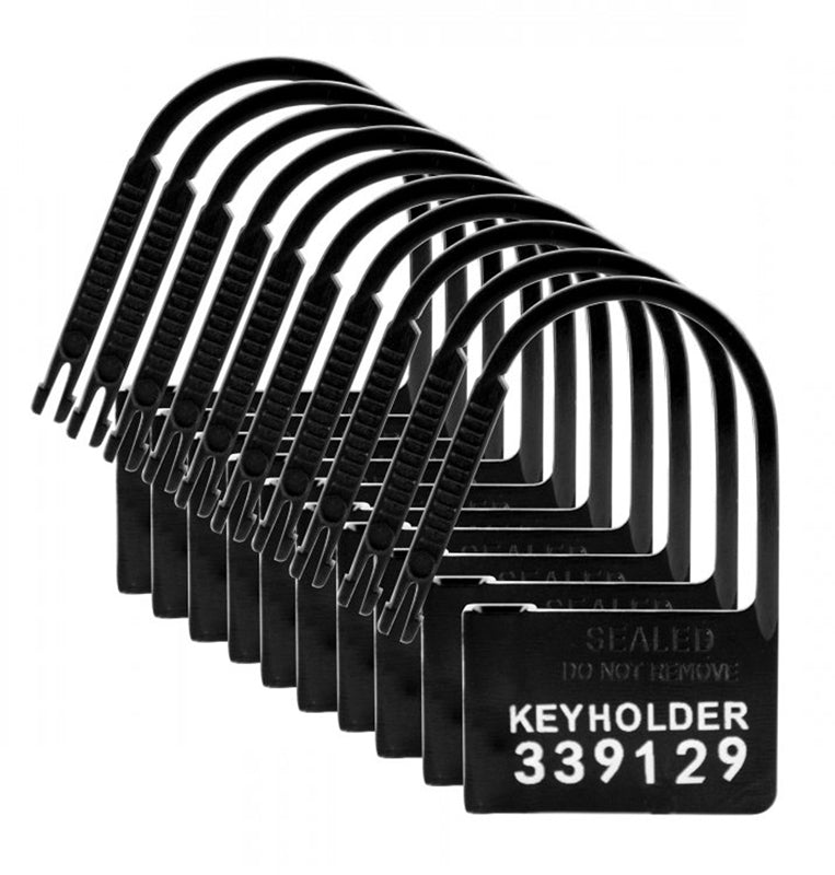 Porte-clés Paquet de 10 cadenas de chasteté numérotées en plastique